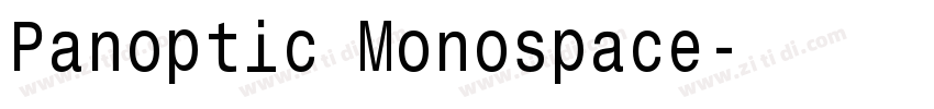 Panoptic Monospace字体转换